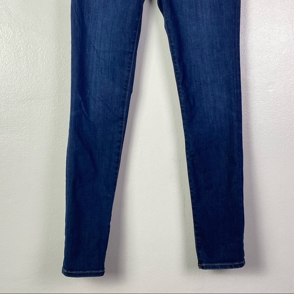 Madewell 9" Mid Rise Skinny Jeans Dark Blue Wash - Picture 12 of 12